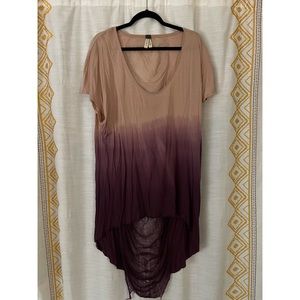 Free People dip dye tunic
